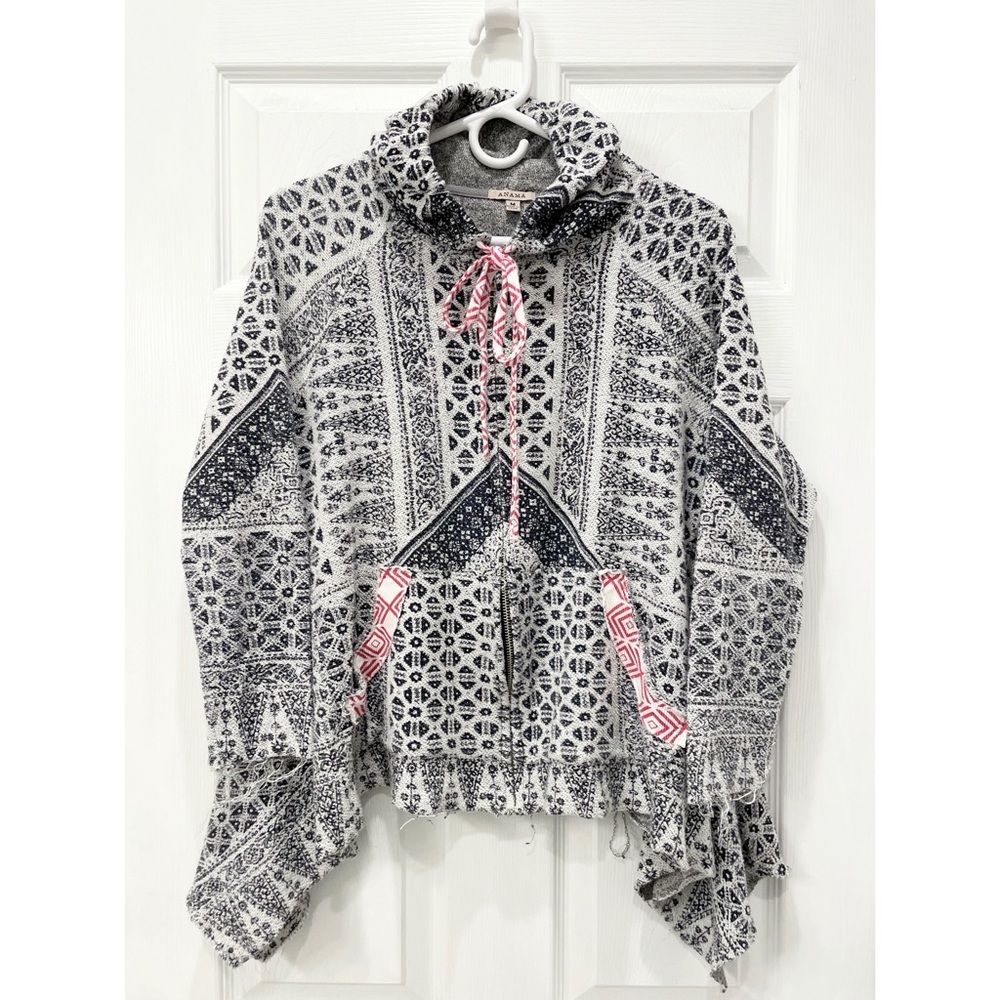 Anama Asymmetrical Front Zip Hoodie